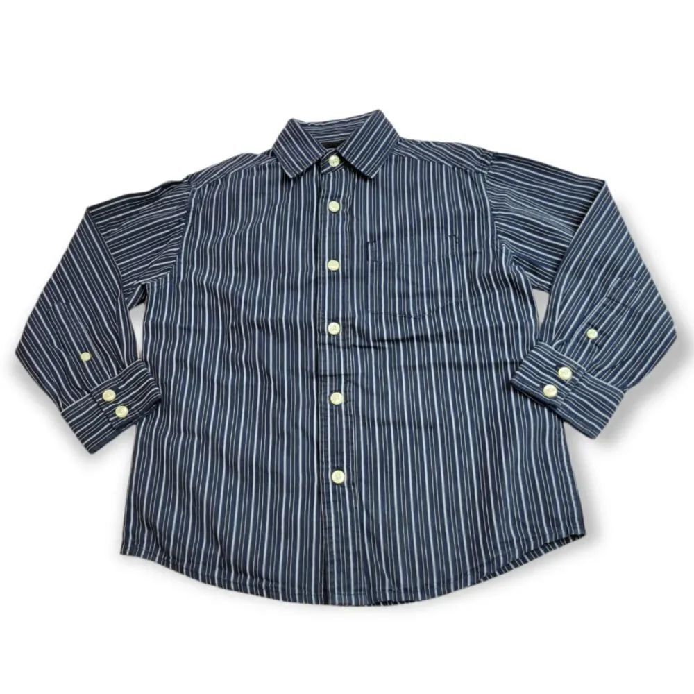 Class club stripped button-down shirt 5